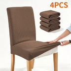 Dining Chair Covers 4/6pcs Set Washable Pet Friendly Dirt & Wear Resistant – Versatile Stretch Slipcovers for Home & Restaurant Seating, 12 Colors