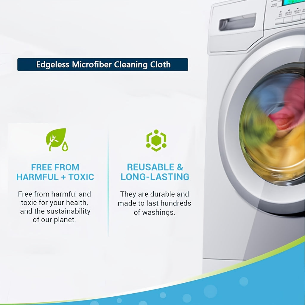 Microfiber Cleaning Cloths 100 Pack Bulk Set - Super Absorbent Fast-Drying Streak-Free Reusable Cleaning Towels for Kitchen Bathroom Car & Furniture Multicolor Assorted