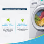 Microfiber Cleaning Cloths 100 Pack Bulk Set - Super Absorbent Fast-Drying Streak-Free Reusable Cleaning Towels for Kitchen Bathroom Car & Furniture Multicolor Assorted
