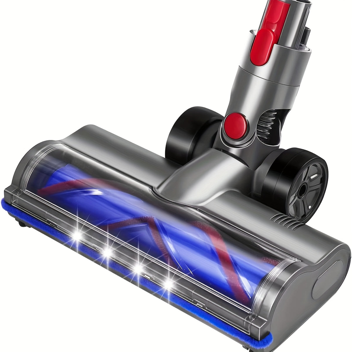 Upgraded Direct Drive Brush Head with LED for Dyson V7 V8 V10 V11 V15 SV10 SV12 SV14 Replacement Nozzle Vacuum Cleaner Part