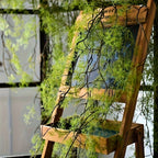 Large Realistic Artificial Ivy & Fern Hanging Plant - Lifelike Fake Vine with Lush Green Foliage, Durable Plastic, Indoor & Outdoor Decor for Home, Office, Porch & Balcony