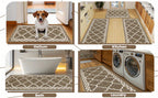 Kitchen Mat Flannel Soft Comfort Non-Skid Washable Farmhouse Floor Mat – Anti-Fatigue Kitchen Rug for Bathroom, Entryway & Indoor Use | Multiple Sizes