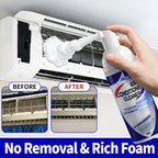 No-Disassembly AC Foam Cleaner 2.03oz with Cleaning Towel – Removes Dust, Odors & Grime from Air Conditioner Casing & Filter Screen | Long-Lasting Freshness