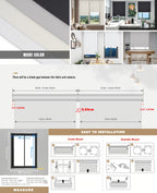 Blackout Roller Shades for Windows, Cordless Room Darkening Window Blinds, Thermal Insulated UV Protection, Easy Install for Bedroom Living Room Office