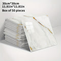 3D Marble Peel and Stick Wall Tiles 20/50pcs, Self-Adhesive Foam Wall Panels & Wall Stickers for Bathroom, Kitchen, Living Room & Bedroom Renovation, Easy to Cut & Clean, Grey Marble, Not Real Tile