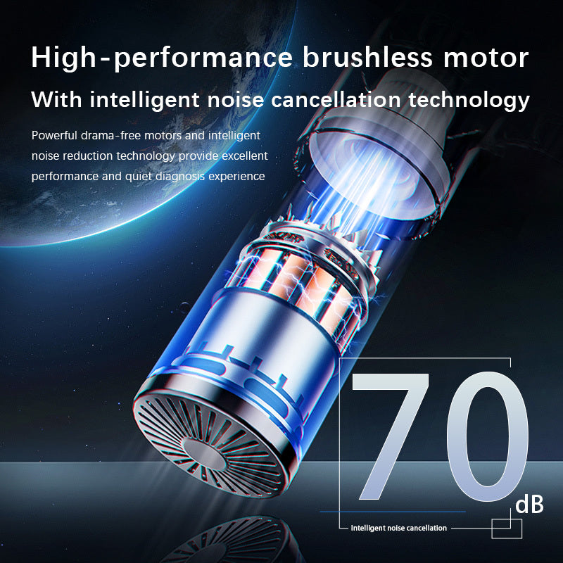 Cordless Handheld Vacuum Cleaner 12KPa High Suction – Blow & Suction Dual Mode, Ultra-Lightweight 12.2oz, 2x2000mAh Battery, Type-C Charging, Mini Portable Vacuum for Car Home Office Pet Hair