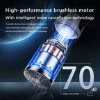 Cordless Handheld Vacuum Cleaner 12KPa High Suction – Blow & Suction Dual Mode, Ultra-Lightweight 12.2oz, 2x2000mAh Battery, Type-C Charging, Mini Portable Vacuum for Car Home Office Pet Hair