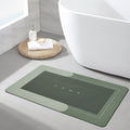 Diatomaceous Earth Bath Mat Non-Slip Absorbent - Quick Dry Stone Bathroom Rug, Soft Floor Mat for Bathroom Kitchen Door, 4 Colors 2 Sizes