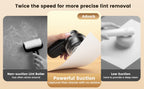 Rechargeable Lint Remover Fabric Shaver with Digital Display & Safety Lock – 6-Leaf Blades, 3-Speed Defuzzer for Clothes, Sweaters, Sofa & Blankets