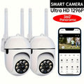 2-Pack 3MP 5GHz WiFi Security Camera Outdoor IP54 Waterproof Night Vision Motion Detection 2-Way Audio Remote App Surveillance Home Business