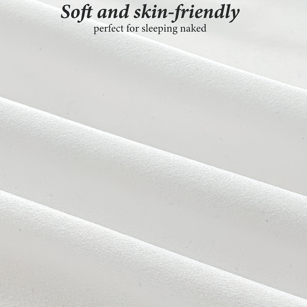 Fitted Sheet Set 3 Piece Solid Color – Soft Breathable 14" Deep Pocket Bed Sheet with 1 or 2 Pillowcases, All Season Machine Washable Bedding, Great Gift for Any Bedroom