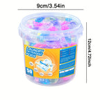 6-in-1 Laundry Detergent Beads with Long-Lasting Fragrance – Laundry Pods for Cleaning & Refreshing, 50 / 100 / 200 Count Value Packs