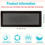Magnetic HVAC Vent Covers for Floor Wall Ceiling PVC Air Vent Screen with Mesh Filter Tool-Free Installation Pest Control 4 & 5 Pack