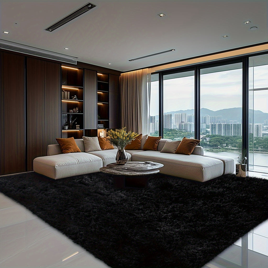 Fluffy Area Rug 200x300cm Super Soft, Large Indoor Shag Rug for Living Room Bedroom Office, Non-Slip Plush Floor Mat in Multiple Colors