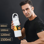 Large Capacity Vacuum Insulated Tumbler 1200ml/1500ml Stainless Steel - Leakproof Travel Mug Keeps Hot & Cold, for Travel Fitness Camping - Holiday Christmas Gift, 9 Colors