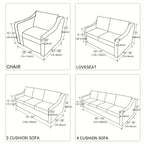 Plush Sofa Slipcover Stretch Thick Couch Cover - Soft Velvet Furniture Protector for Chair Loveseat 3 4 Seater, Anti-Slip Elastic Wrap, Machine Washable, 6 Colors for Living Room