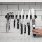 Magnetic Knife Holder Strip Wall Mount 20 Inch - Strong Magnetic Knife Bar for Kitchen Knives, Tools & Utensils, Space-Saving Kitchen Organizer Knife Rack