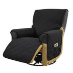 T-Cushion Armchair Cover Anti-Slip Double-Sided Design, Machine Washable Elastic Band Closure Chair Slipcover, Pet-Friendly All-Season Furniture Protector, Available in Small & Large – 8 Colors