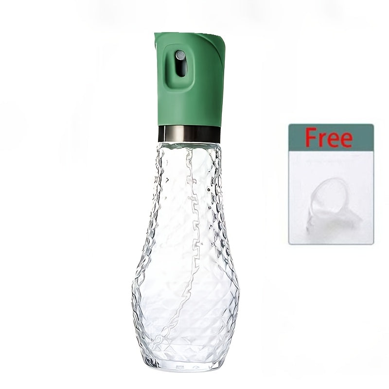 Oil Spray Bottle for Kitchen – 304 Stainless Steel & Glass Pressurized Oil Mister Sprayer, BPA-Free, Large Capacity, for Olive Oil, BBQ, Grilling, Air Fryer, Cooking – Multiple Styles Available