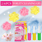 Gel Stamp Toilet Bowl Cleaner & Air Freshener 28/84 Count – Fresh Flower Gel Stamps Prevent Limescale & Toilet Rings – 6 Scent Options, 2 or 6 Pack Bathroom Cleaning Gel Stamps