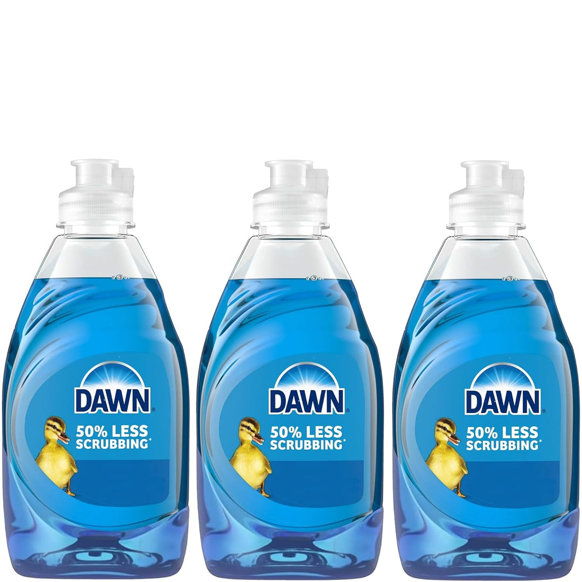 Dawn Ultra Original Dish Soap 3-Pack 7.5 oz Each – 3x Grease Cleaning Power Per Drop, Concentrated Dishwashing Liquid, Squeaky Clean Dishes Every Time, Value Pack for Home Kitchen
