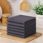 23-Piece Cotton Waffle Weave Kitchen Dish Cloths Set Absorbent Quick-Dry Dish Towels 12x12 Inch Multi-Color Options