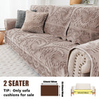 Plush Sofa Cover Faux Rabbit Fur Non-Slip, Thickened Quilted Sofa Cushion Cover Machine Washable, Warm Breathable Pet-Friendly Couch Pad for Living Room, Bedroom & Office