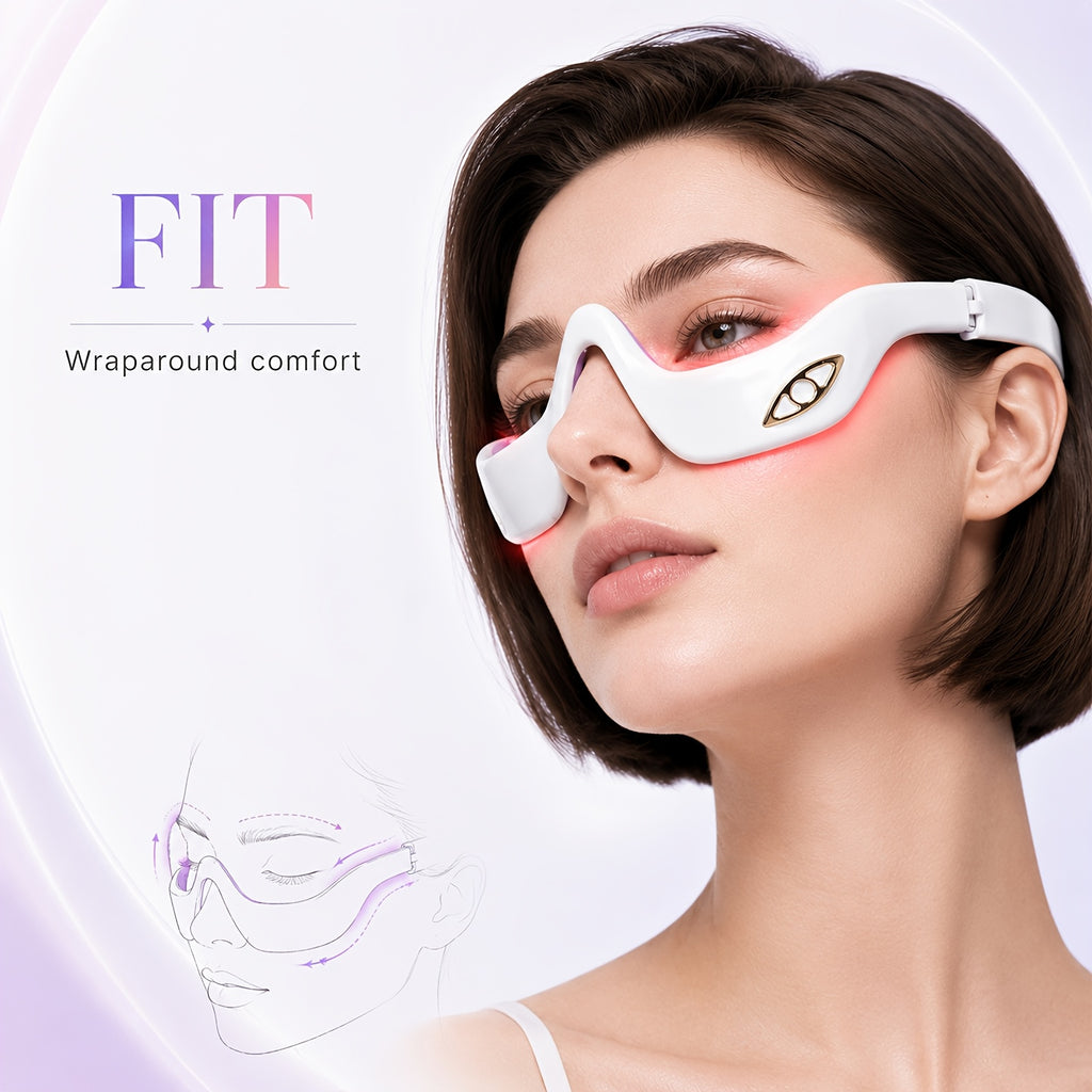 FDA Cleared EMS Microcurrent Eye & Facial Massager for Skin Lifting, Firming & Anti-Aging, Low-Frequency Electrical Stimulation Device for Eye Puffiness, Dark Circles & Fatigue Relief, Pain-Free Home Use for Women & Men