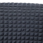 Velvet Jacquard Sofa Cover Ruffle Detail – Non-Slip Dustproof Soft Breathable Slipcover, Machine Washable All-Season, Polyester Spandex, 1/2/3/4 Seater, Grey