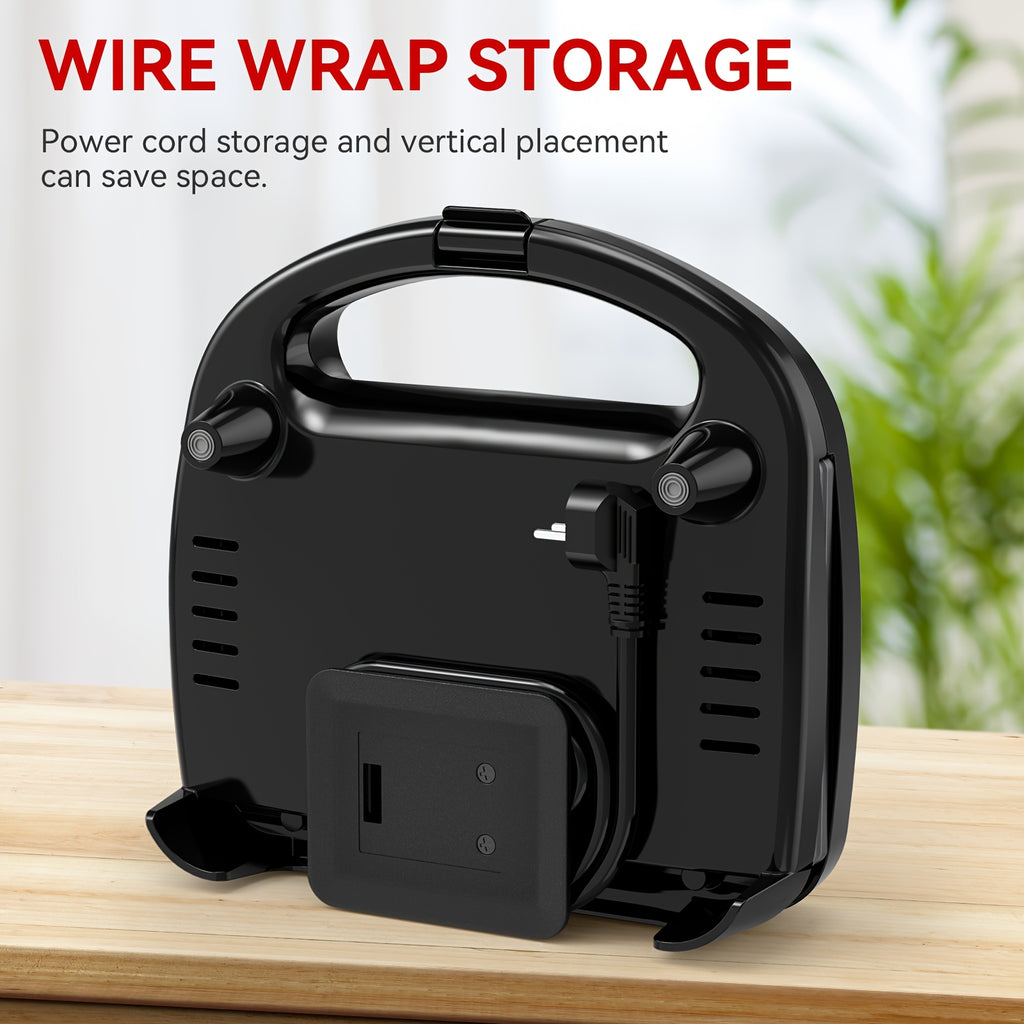 2-Slice Belgian Waffle Maker | Nonstick PFOA-Free Waffle Iron with Indicator Lights | 750W Quick Heating for Breakfast & Snacks