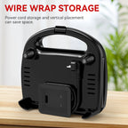 2-Slice Belgian Waffle Maker | Nonstick PFOA-Free Waffle Iron with Indicator Lights | 750W Quick Heating for Breakfast & Snacks
