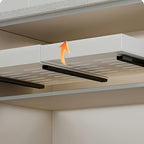 Pull Out Cabinet Organizer Slide Out Drawer Shelf No Drill | Under Cabinet Pull Out Shelf for Kitchen Bathroom Garage Bedroom