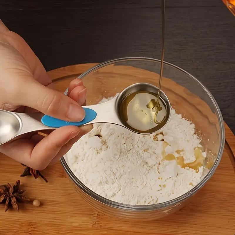 Measuring Cups & Spoons Set | Dry & Liquid | Choose 8-Piece Cups, 9-Piece Spoons, or 17-Piece Complete Set
