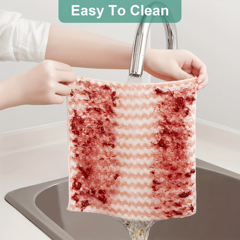 Microfiber Cleaning Cloths 18-Pack, Ultra-Fine Fiber Reusable Dishwashing & Kitchen Cloths – Multi-Color, Streak-Free for Home & Kitchen Use