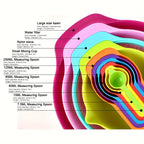 10-Piece Colorful Mixing Bowl Set with Measuring Cups, Spoons & Colander – Nesting Plastic Baking Bowls Kitchen Utensil Set