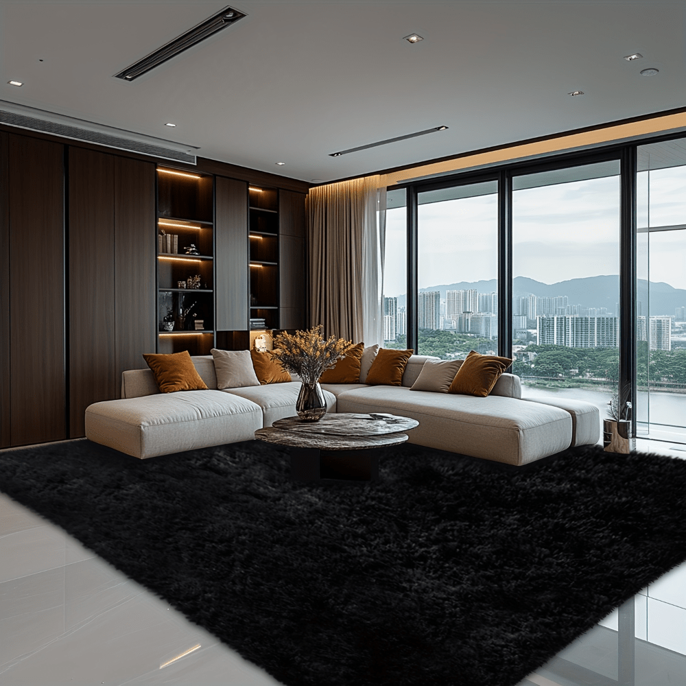 Fluffy Area Rug 200x300cm Super Soft, Large Indoor Shag Rug for Living Room Bedroom Office, Non-Slip Plush Floor Mat in Multiple Colors