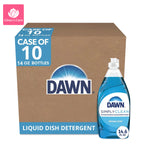 Dawn Simply Clean Dish Soap 10 Pack 14 oz Each Original Scent Grease Cutting Dishwashing Liquid for Dishes Pots Pans Utensils Glassware Bulk Dish Soap Value Pack for Home Office Shared Kitchen