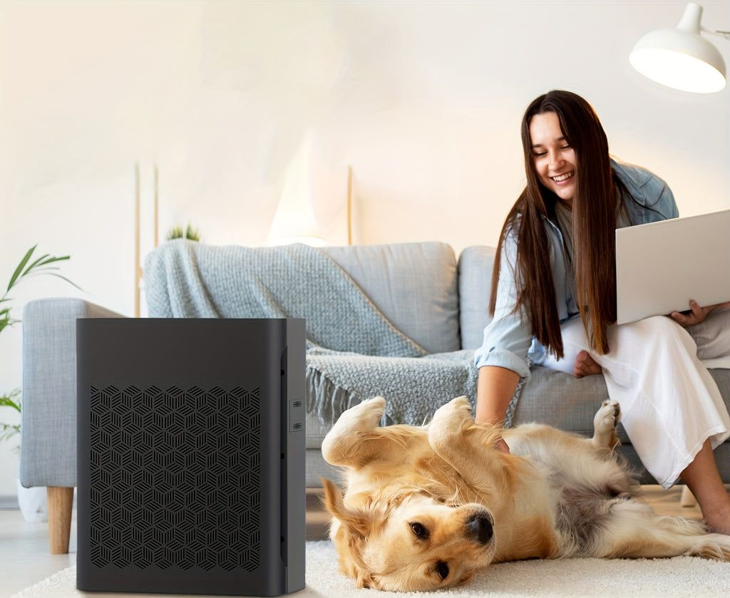 HEPA Air Purifier for Large Rooms Up to 1095 Sq Ft – PM2.5 Display, Air Quality Sensor, Auto Mode & Timer, Home Office Family Room Air Cleaner, Black White Grey Silver