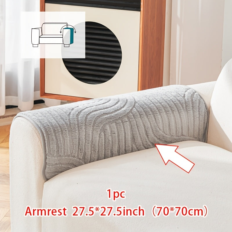 Bohemian Plush Sofa Cushion Cover Christmas Decorative Non-Slip Machine Washable Pet-Friendly All-Season Pillow Cover for Living Room Bedroom Office Home Decor