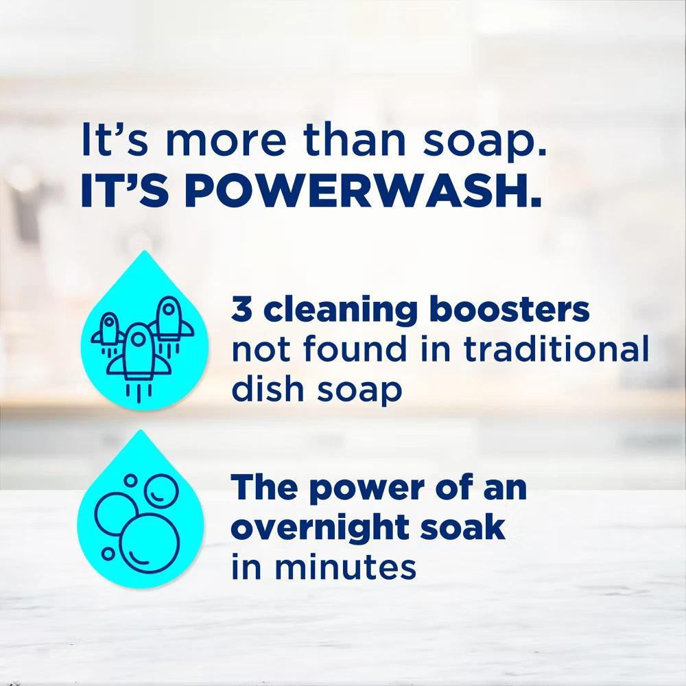 Dawn Powerwash Dish Spray 16oz Heavy Duty Professional Formula, Bulk 2-Pack & 5-Pack, Fast-Acting Grease Cutting Dish Soap Spray for Kitchen Pots Pans