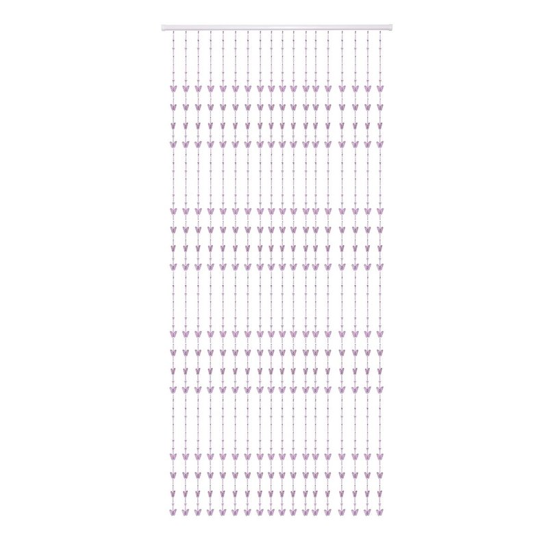 Acrylic Beaded Curtain 35.5x72 Inch for Doorways and Windows - Boho Room Divider and Closet Door Curtain - Decorative Bead Curtain for Bedroom, Wedding, Events and Retail Window Display
