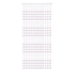Acrylic Beaded Curtain 35.5x72 Inch for Doorways and Windows - Boho Room Divider and Closet Door Curtain - Decorative Bead Curtain for Bedroom, Wedding, Events and Retail Window Display