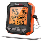 Digital Meat Thermometer with Probe - Backlit LCD, 6 Meat Presets, Temp Alert, Oven Safe Stainless Steel Probe, for Smoker BBQ Grill Oven Cooking | Nuvia Haven