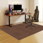 Office Chair Mat Floor Protector – Anti-Slip Desk Chair Rug Pad for Carpet & Hardwood Floors, 3 Sizes, Black, Brown & Dark Gray