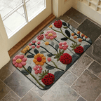 Floral Floor Mat Anti-Slip Indoor Outdoor Rug – Soft Non-Slip Entrance Mat for Living Room, Kitchen, Bedroom & Hallway | 3 Sizes
