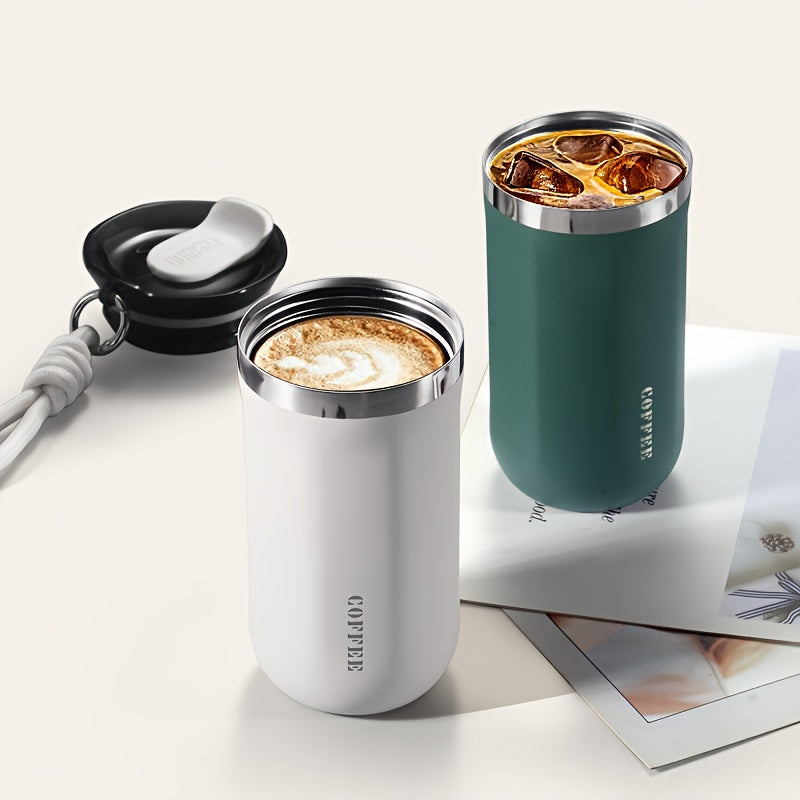Insulated Travel Mug 16.91oz 304 Stainless Steel Vacuum – Leak-Proof Non-Slip Portable Coffee Cup for Indoor & Outdoor, Winter Holiday Gift