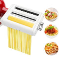 3-in-1 Stainless Steel Pasta Maker Attachment for Stand Mixers – Homemade Spaghetti, Fettuccine & Noodle Making Kit