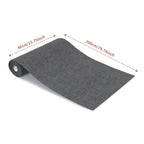 Non-Slip Hallway Runner Rug Self-Adhesive TPR Backing Ultra-Thin 0.4mm 5 Colors 6 Sizes for Kitchen Bedroom Living Room Entryway Hardwood Floors