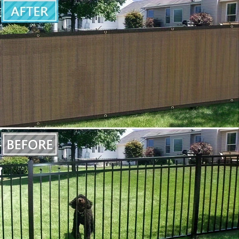 Outdoor Shade Cloth UV Block Privacy Fence Screen – HDPE Sunshade Net for Patio, Garden & Lawn | Multiple Sizes & Colors with Lanyard Included