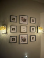 Mason Jar Wall Decor Set of 2 – Rustic Farmhouse Wall Sconces with Ivory Hydrangea Flowers & Light Fixture | Handmade Home Decor
